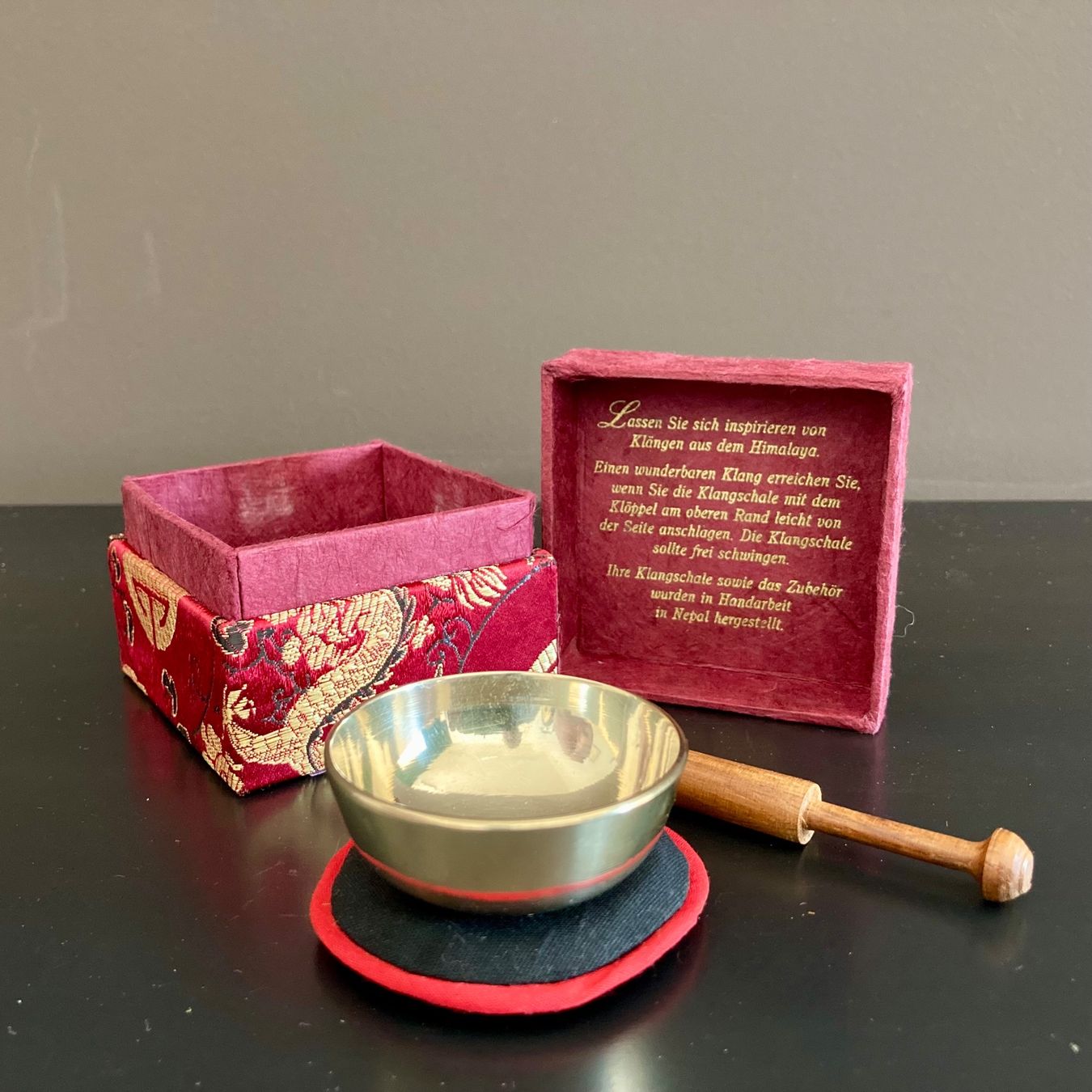 Musikinstrumente: Mini-Klangschale «Langlebigkeit» – Neu und originalverpackt aus Aarau von sonantro 3