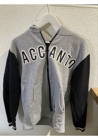 Kapuzenjacke ACANTO grau/schwarz Grösse S Zustand gut