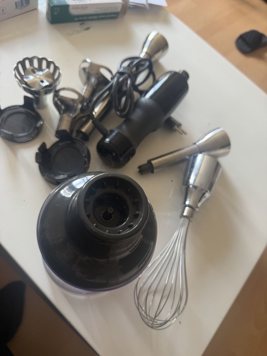 Appareils de cuisine: Schwarzes KitchenAid Stabmixer-Set  – D'occasion à Baden par noli.r 8