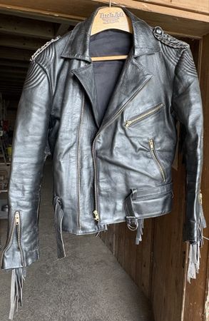Motorrad Leder Jacke