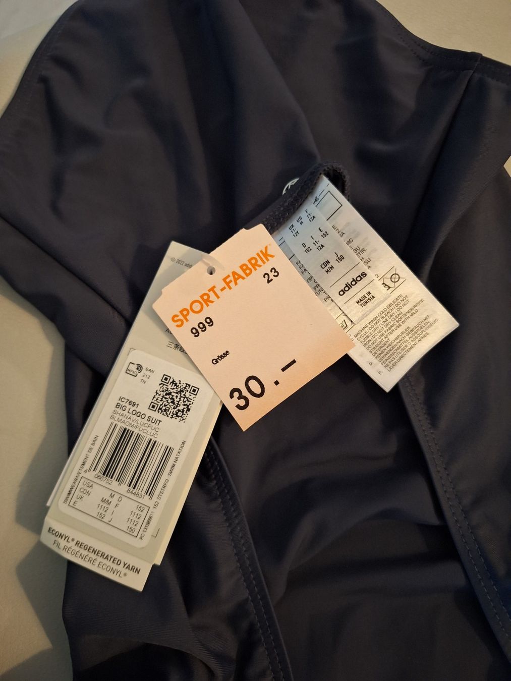 Adidas Costumi da bagno & Bikini: Badeanzug Adidas Kinder Gr. 152 – Nuovo e nell'imballaggio originale da Biberist venduto da rospel 3
