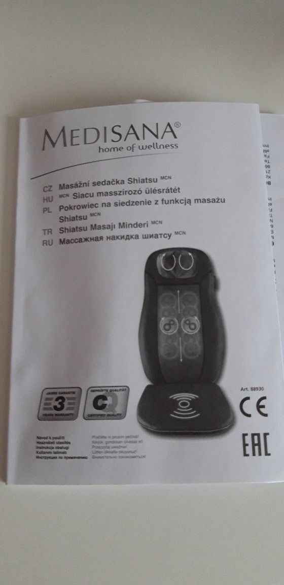 Medisana Dispositivi per massaggi: Shiatsu Massageauflage – Nuovo (secondo la descrizione) da Laupen ZH venduto da surmeli 4