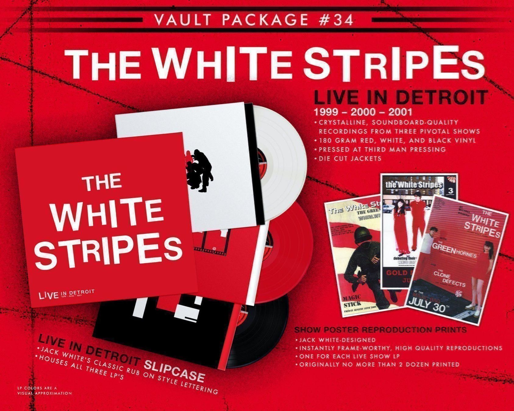 Dischi in vinile: The White Stripes / Live in Detroit – Nuovo e nell'imballaggio originale da Cortaillod venduto da signep