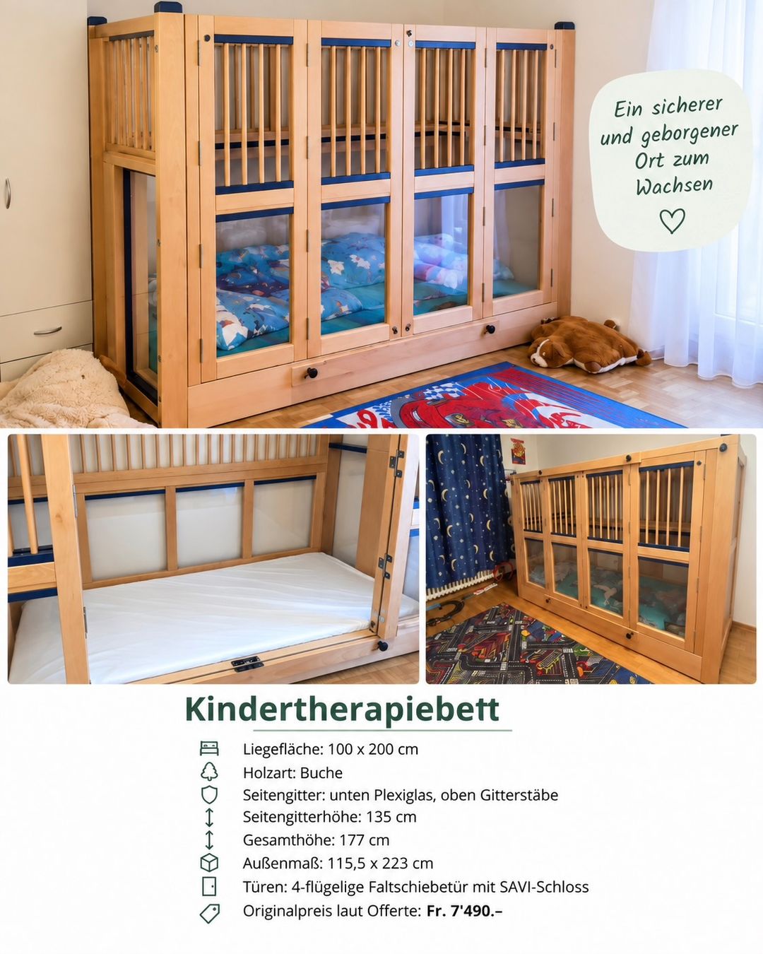 Letti: Kindertherapiebett – Usato da Kollbrunn venduto da sab_y9tp
