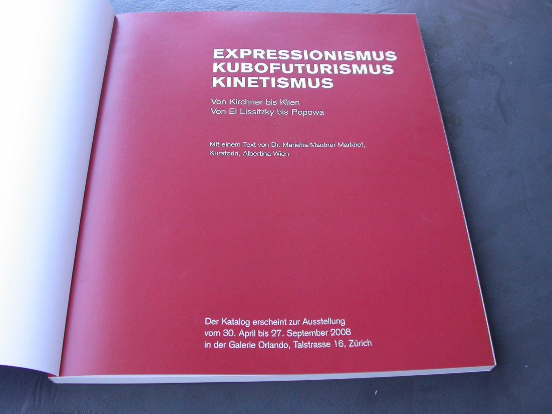 Bücher: Expressionismus Kubfuturismus Kinetismus – Gebraucht aus Zürich von Marcel6887 1