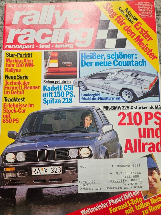 Rallye Racing 88 Kadett GSi 16V 325 iX 2.7 Terrano 914/6 xa (Gebraucht ...