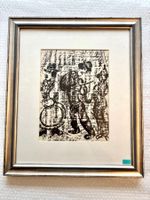 💚ORIGINAL Marc Chagall (1887-1985)💚Les Musiciens Vagabonds