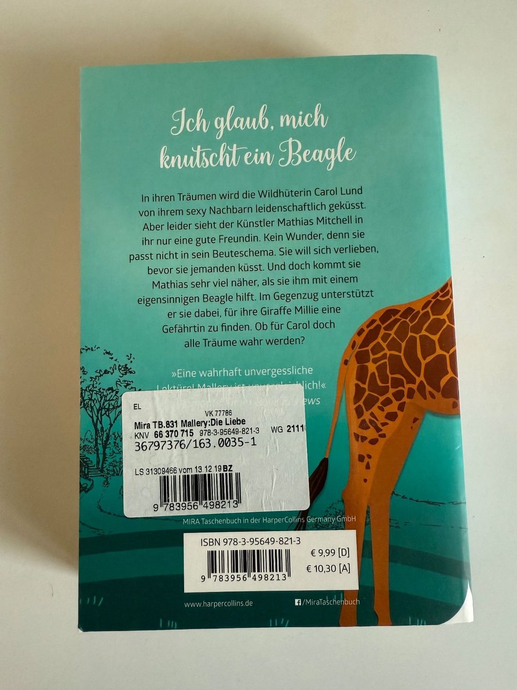 Libri: Susan Mallery - Die Liebe trägt Giraffenpulli – Usato da Eschenbach SG venduto da Sums 1