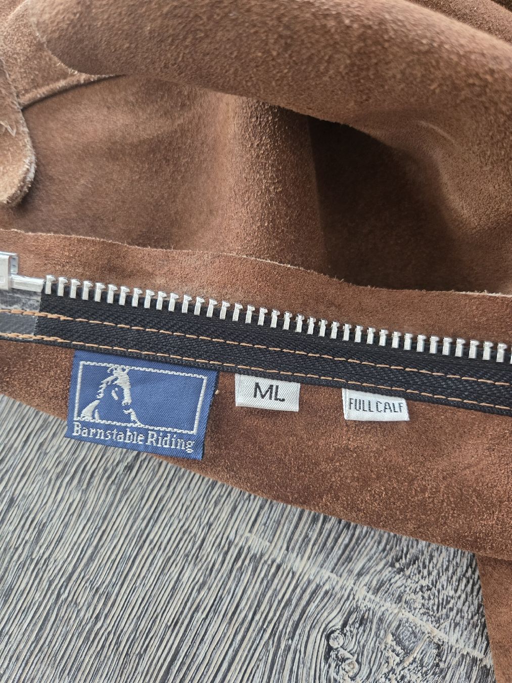 Pantaloni: Leder Chaps braun Grösse ML Barnstable Riding Used – Usato da Gutenswil venduto da Spomi 3