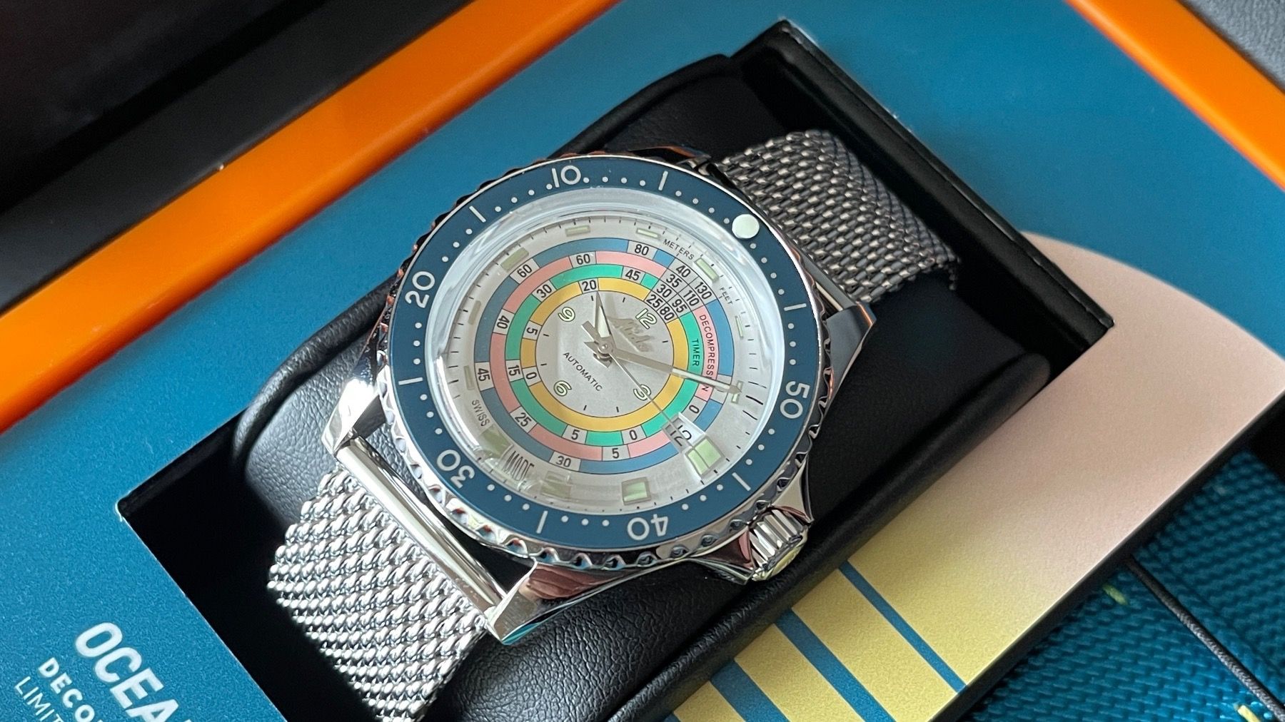 Mido Orologi: MIDO Decompression Timer 1961 – Nuovo e nell'imballaggio originale da Bruettisellen venduto da GiacomoCH 1