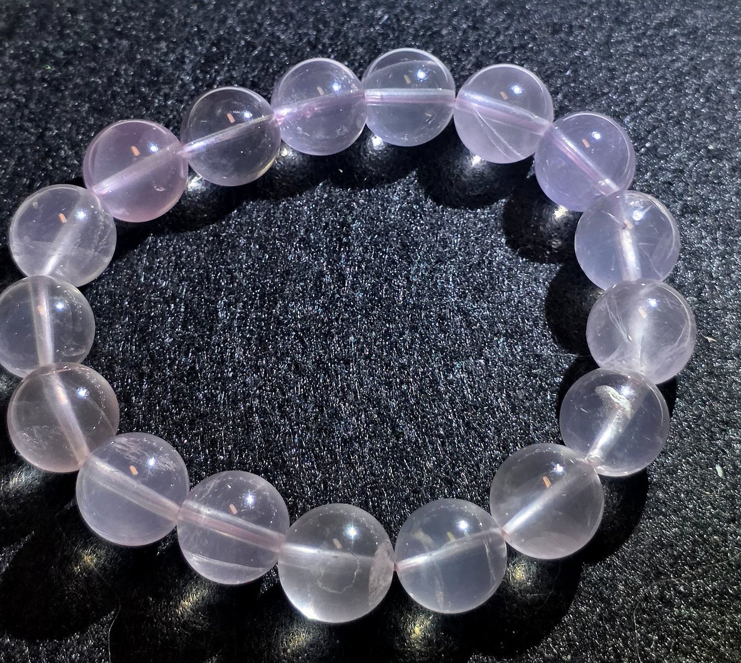 Mineralien & Heilsteine: Starlight Rosenquarz Armband C 11.3mm – Neu und originalverpackt aus Matzingen von Shay_Crystalz