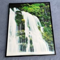 Wasserfall im Bilder Rahmen 40x50
