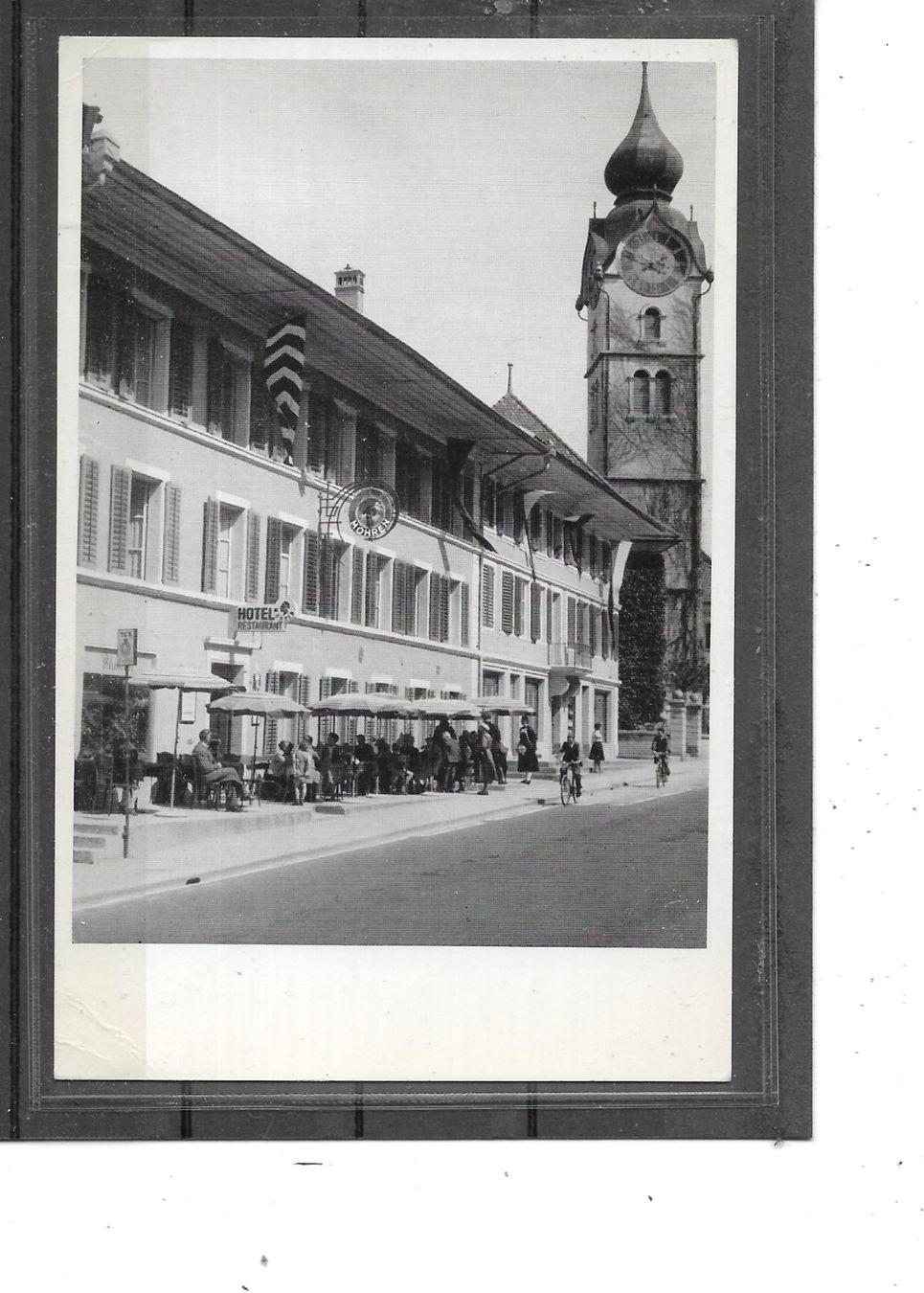 Ansichtskarten: BE Huttwil  Hotel-Restaurant Mohren – Gebraucht aus Schocherswil von Wilare