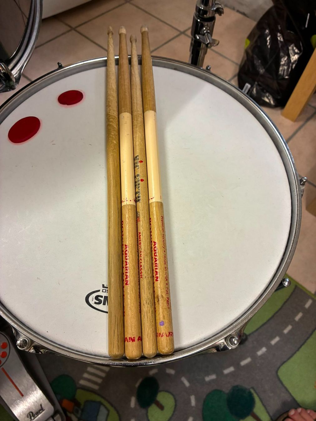 Evans Instruments de musique: Kinder-Schlagzeug Mit Doppelpedal – D'occasion à Muttenz par ben_fxy2 6