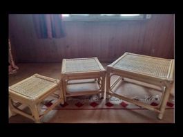 bambus bamboo tische beistelltische tischchen boho bohemian