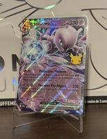 Carte Pokémon Mewtwo ex 064/128 célébrations 30 ans