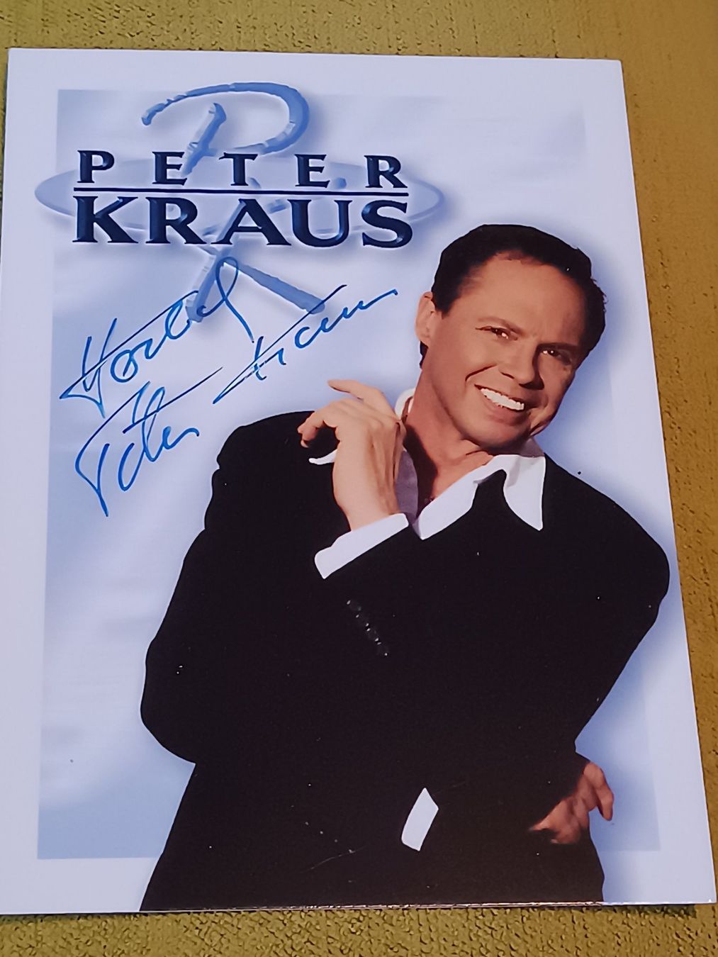 Autogramme: Peter Kraus - handsignierte AK – Gebraucht aus Menziken von Autogramme