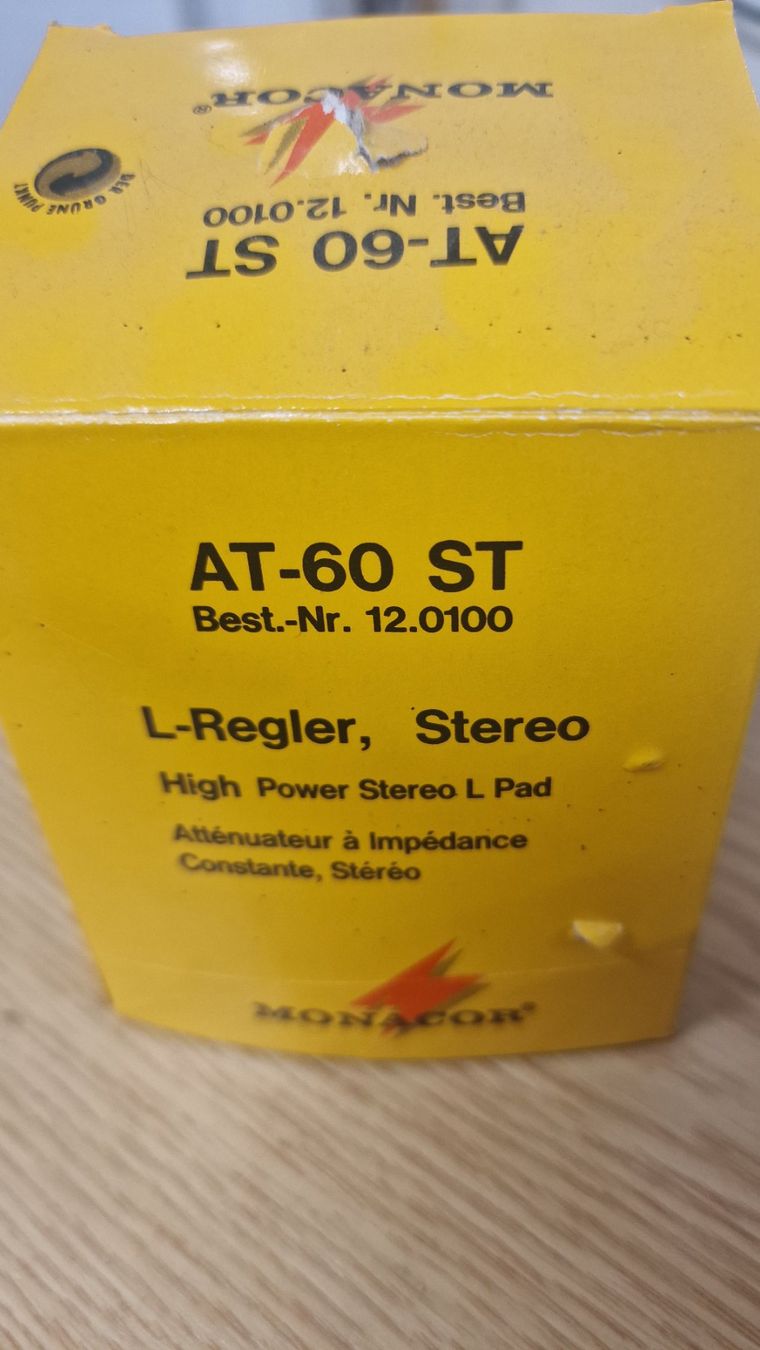 Componenti elettronici: L-Regler, Stereo. AT-60 ST – Nuovo e nell'imballaggio originale da Weisslingen venduto da and-lo73