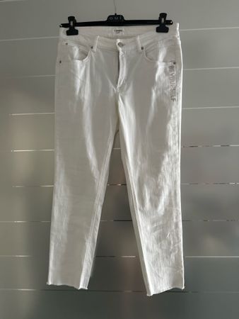 CAMBIO Jeans Damen Weiss Grösse 40 guter Zustand