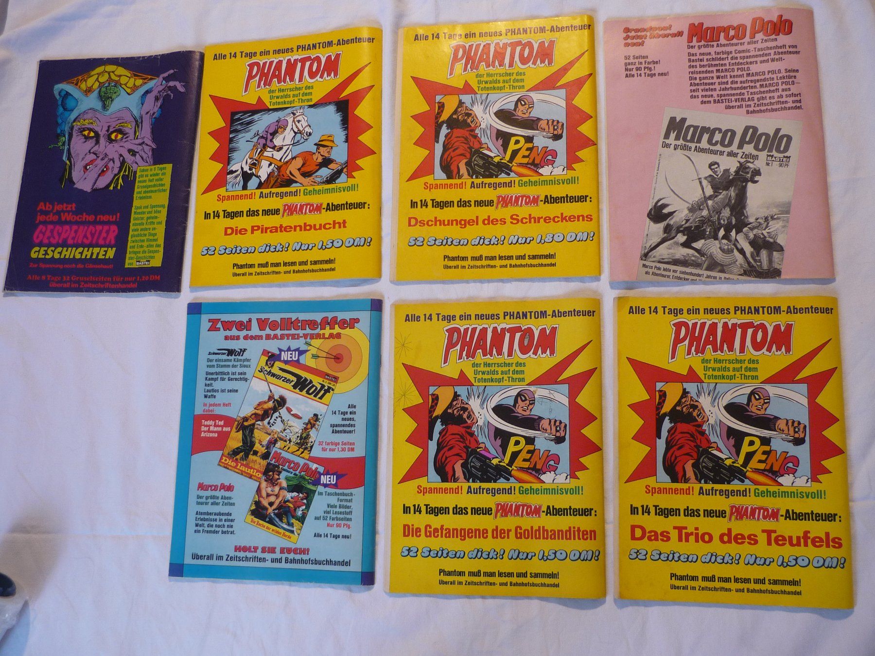Fumetti: 7x Phantom Bastei Comics Heftli – Usato da Beringen venduto da Flatretriever 4