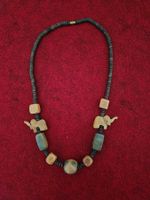 Halskette Holz Elefanten Africa Stil guter Zustand