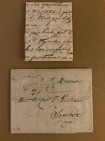 1827, Wi3406, Rorschach - Samaden Faltbrief mit Inhalt