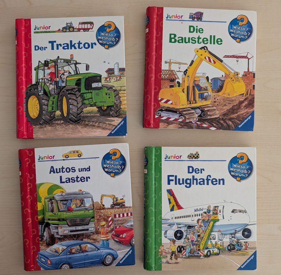 Libri: 4 Ravensburger Junior Bücher Set 1 – Usato da Münchringen venduto da NUSA2010