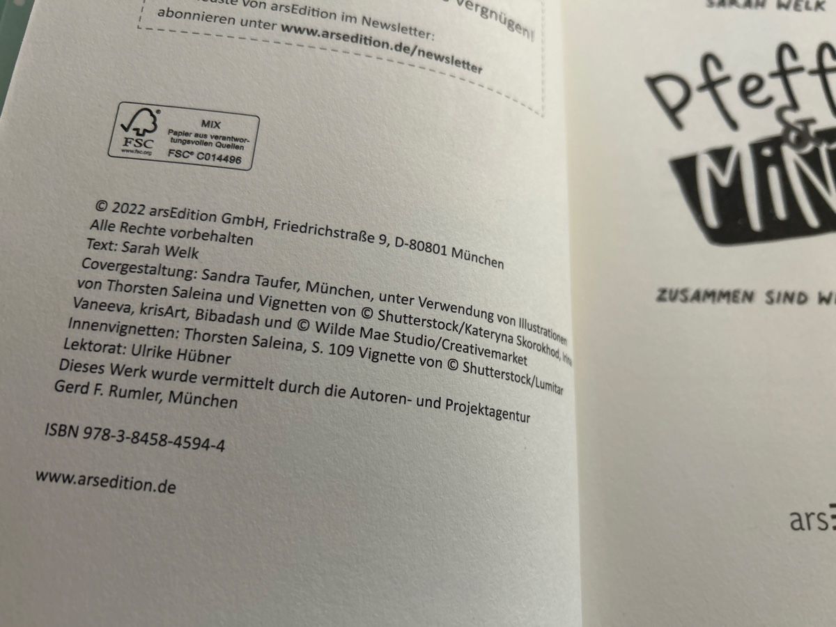 Libri: Pfeffer & Minze - Sarah Welk, Kinderbuch – Usato da Aarau venduto da R-O-G-E-R 2