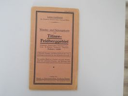 Wanderkarte Titisee-Feldberggebiet, Lorenz-Landkarten alt