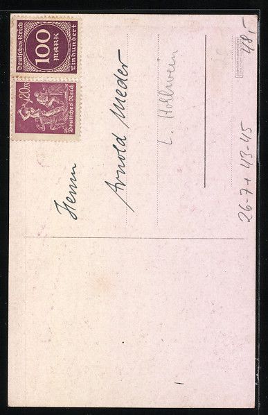 Cartes postales: Ludwig Hohlwein: München, Ehemalige Stu – D'occasion à Berlin par bartko-reher 1