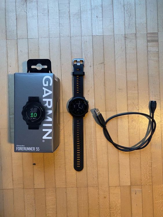 Garmin Forerunner 55 GPS-Laufuhr – Mit Trainingsempfehlungen