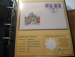 Abart Molly Monster 2016, FDC-Combo, Geänderter Eckzahn