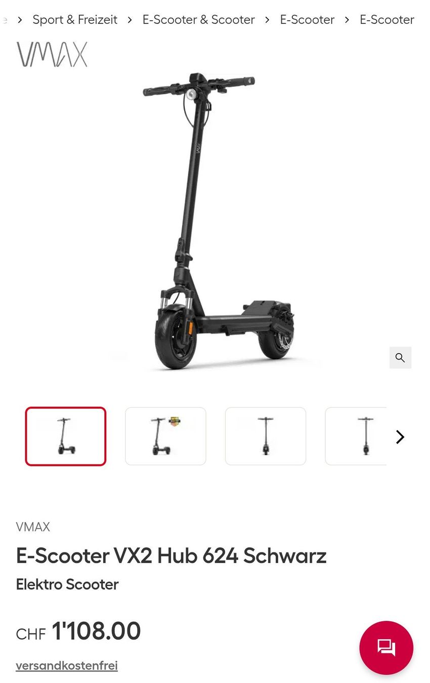 Scooter: E-Scooter VMAX VX2 Hub – Nuovo (secondo la descrizione) da Olten venduto da Pungseon2x 3