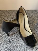 Brunate Pumps Satin Gr.37 schwarz zu Abend-Kleid Rock Hose