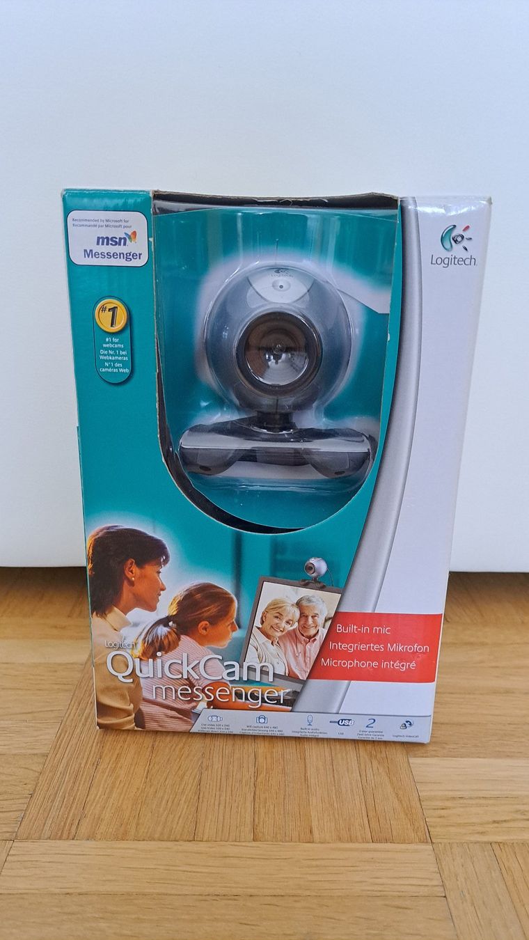 Logitech Webcam: Quick Cam Blau – Usato da Benzenschwil venduto da Conny083