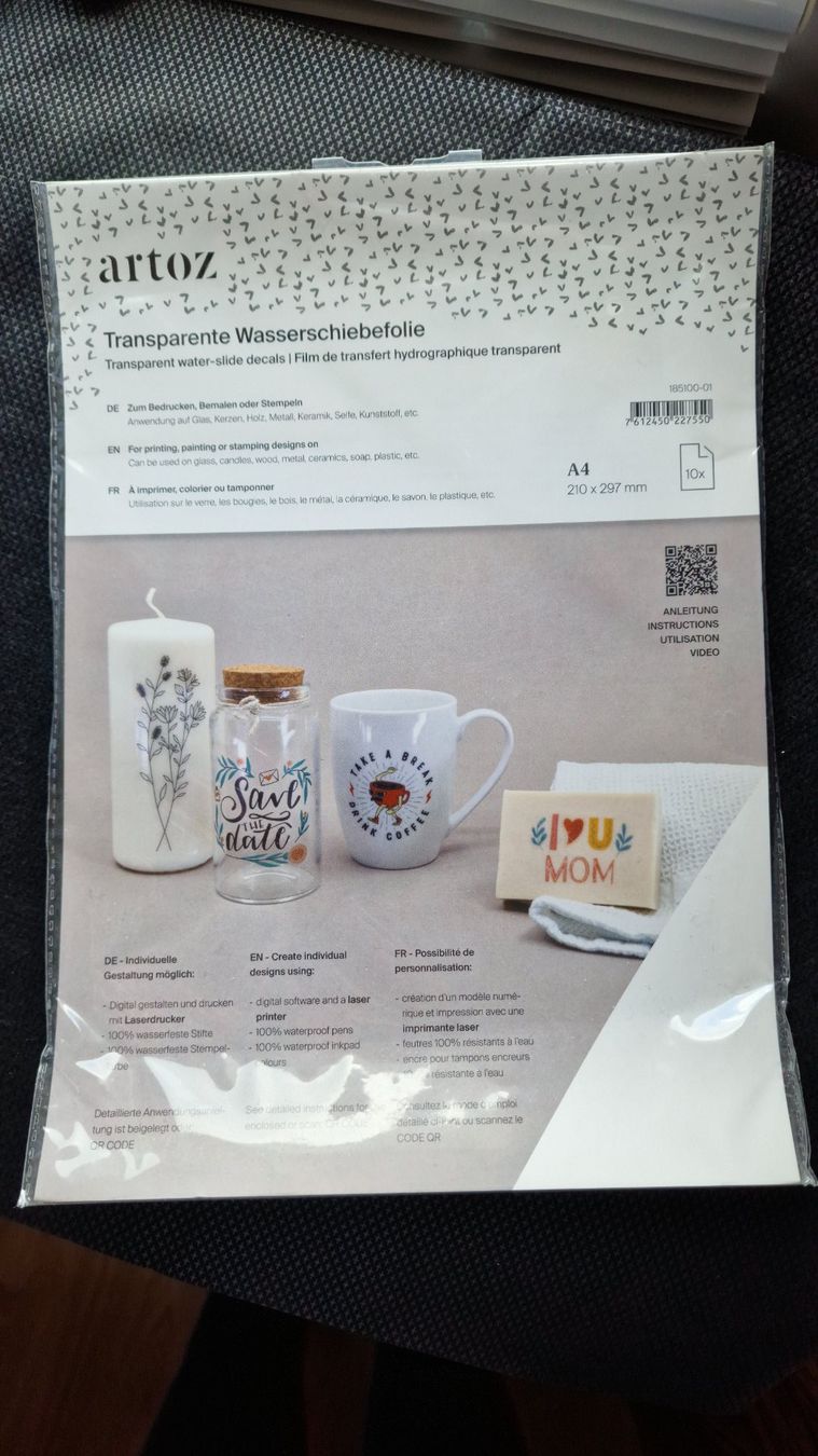 Altro in Decorazioni & Accessori: Transparente Wasserschiebefolie – Nuovo e nell'imballaggio originale da Landschlacht venduto da Bluemehaex