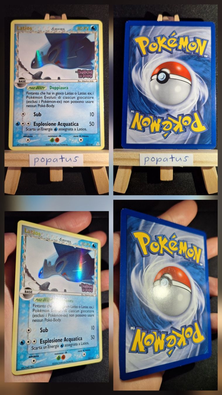 Pokémon Carte collezionabili: Latios Reverse Stamp (HP 12) | IT | EX Holon Phantoms – Usato da Andwil SG venduto da popatus