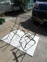 2 Gartenstuhl Rahmen