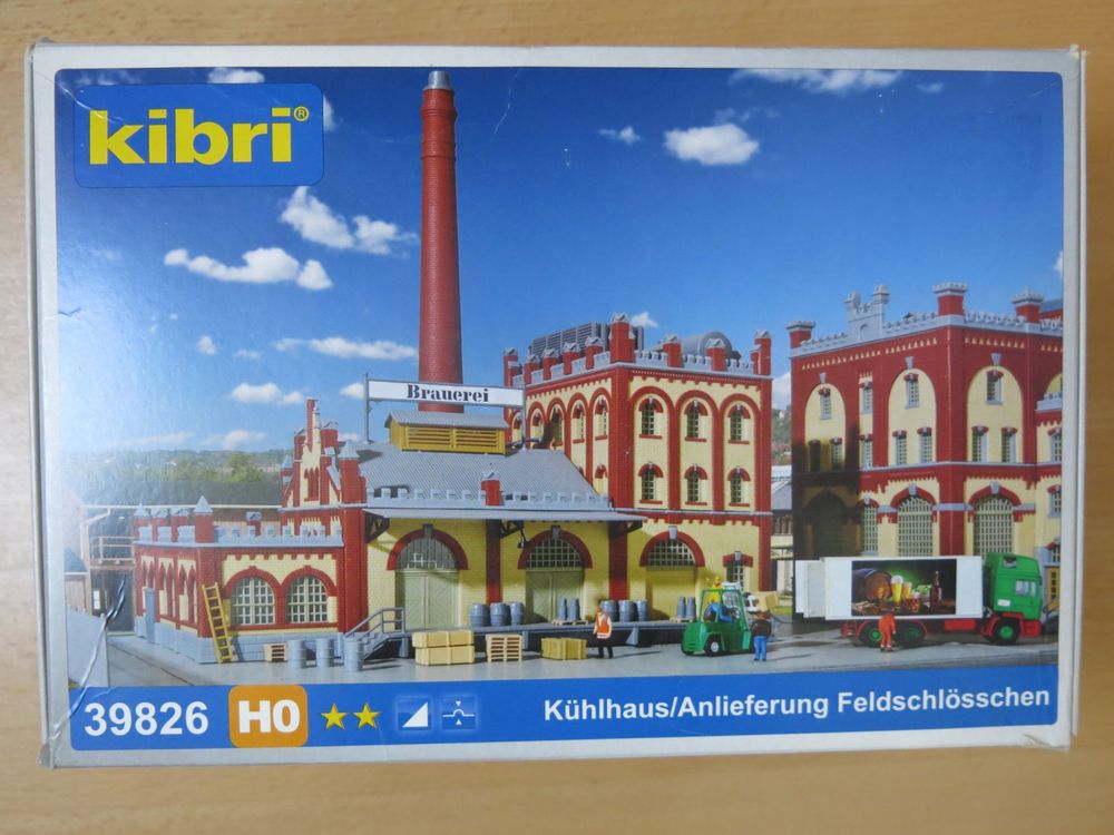 Kibri 39826 H0 Kühlhaus und Anlieferung Brauerei Feldschlösschen