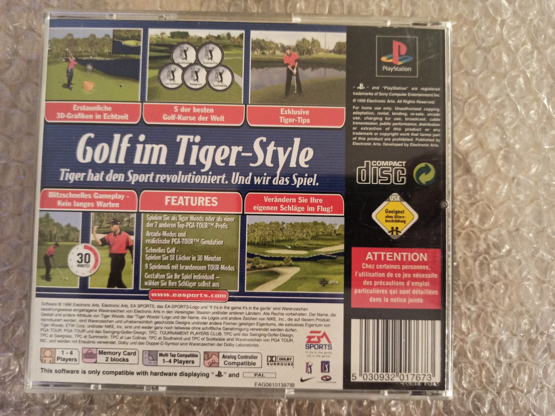 Giochi: Tiger Woods 99 PGA Tour Golf PS1 – Usato da Oberweningen venduto da mar_87mx 1