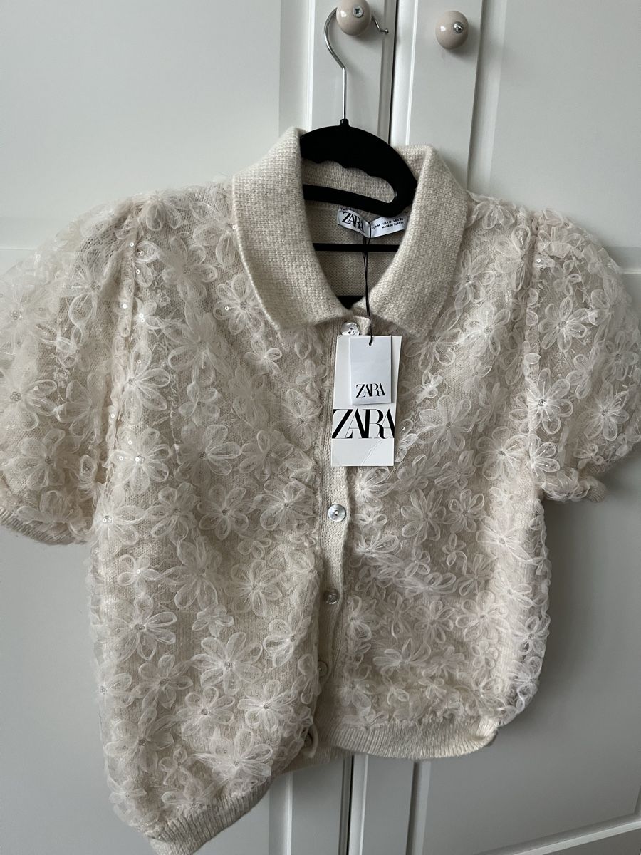 Zara Maglioni & Felpe: Kurzärmeliger Strickpullover – Nuovo e nell'imballaggio originale da Allschwil venduto da eyl_bb8q 3