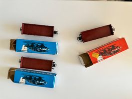 🇩🇪 Märklin 4503 – lot de 3 wagons à bord bas DB 🇩🇪