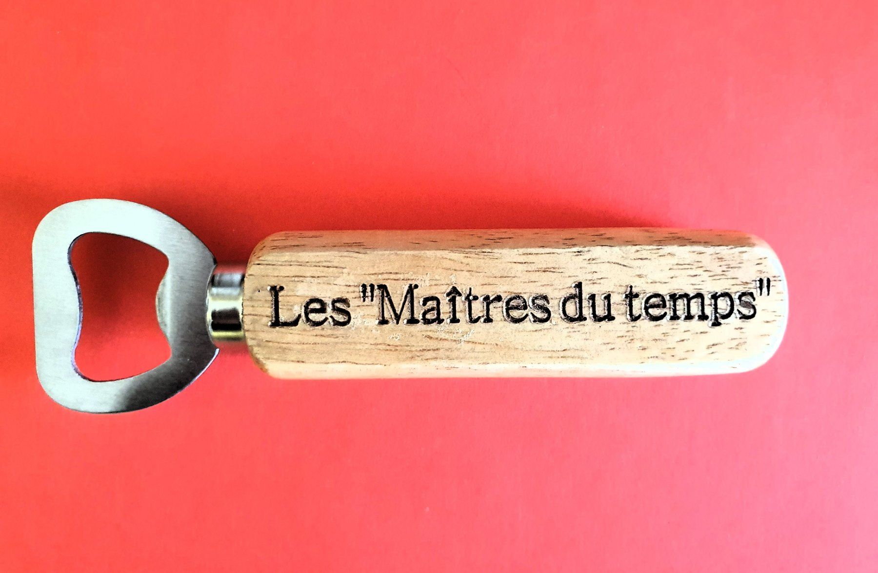 Cucine complete: Décapsuleur, manche en bois "Les Maîtres du temps" 14 cm – Nuovo (secondo la descrizione) da Martigny venduto da Abm1000