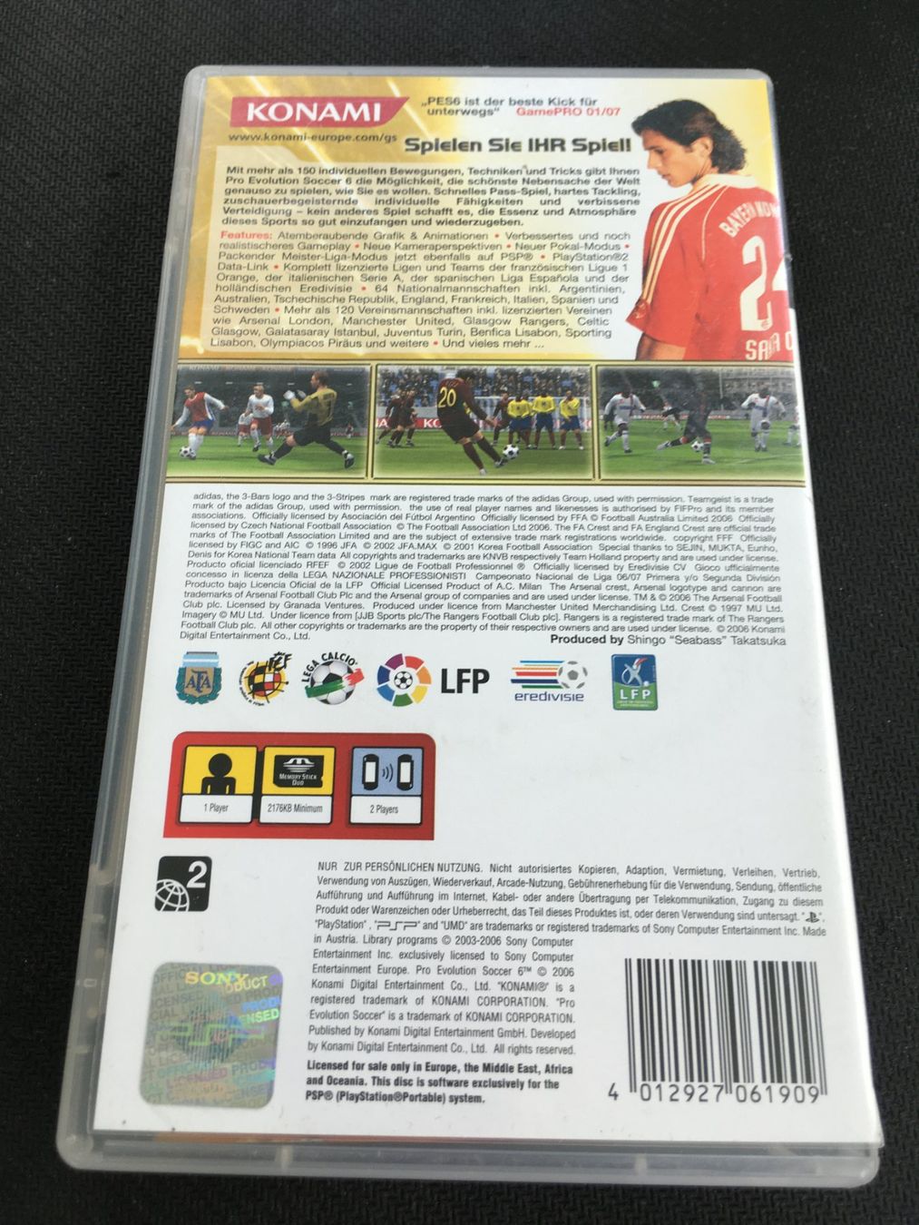 Sony Jeux: PES 6 Pro Evolution Soccer - PSP – D'occasion à St.Gallen par Punktchen01 1