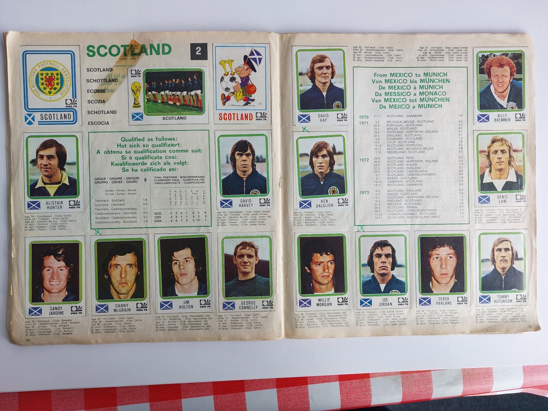 Panini Alben: Panini Heft - Fussball WM - München 1974 – Gebraucht aus Binningen von Harry_82 3