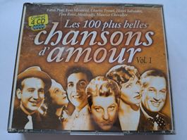 Coffret 4 Cds les 100 plus belles chansons d'amour 
