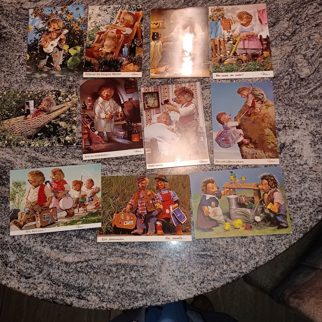 Cartoline postali: Sammlung Steiff Mecki 61  farbige lustige  Ansichtskarten – Usato da Abtwil SG venduto da luupsy 5