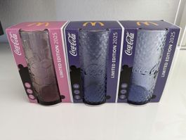 Coca-Cola McDonald's bicchieri limited edition 2025 3 pz