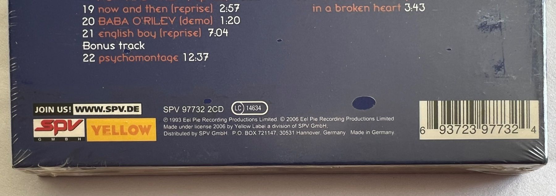 CDs: Pete Townshend - Psychoderelict / 2 CD, OVP – Neu und originalverpackt aus Schaffhausen von Mond689 3