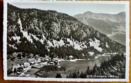 CHAMPEX - Le lac - Carte ancienne